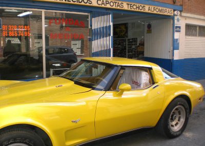 Tapizado de coche Corvette en Madrid