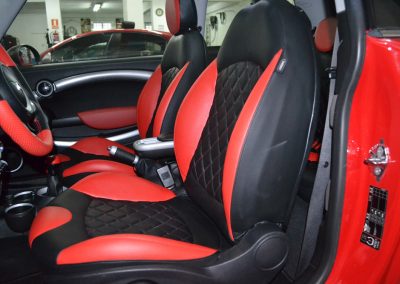 Tapizado de coche Mini Cooper en Madrid