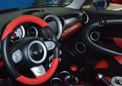 Tapizado de coche Mini Cooper en Madrid