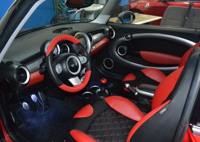 Tapizado de coche Mini Cooper en Madrid