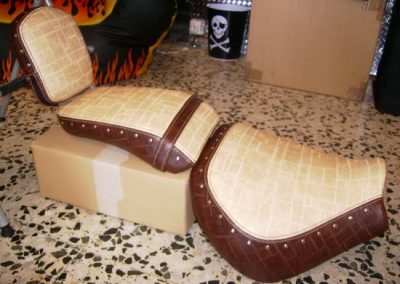 tapizado de asiento de moto en Madrid