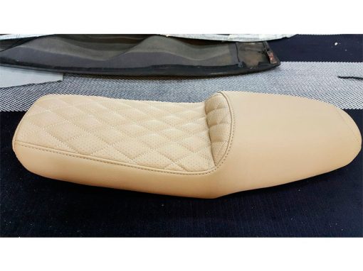 TAPIZADO ASIENTO DE MOTO BEIGE