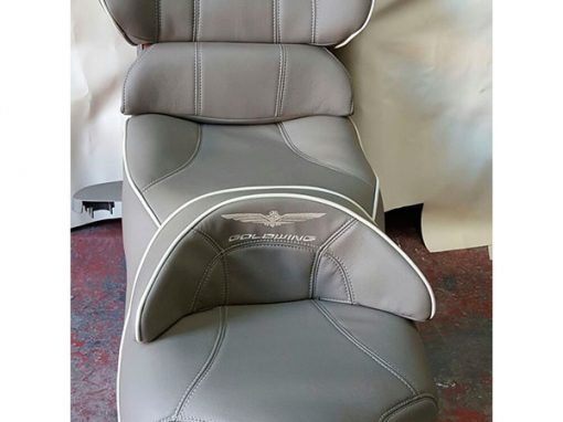 TAPIZADO ASIENTO DE MOTO GRIS