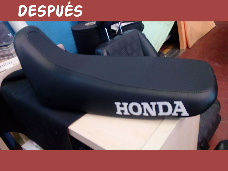 Tapizado asiento de moto HONDa