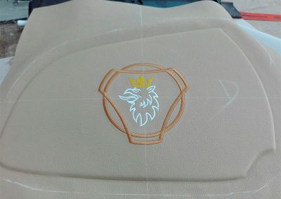 tapizado de asientos de camión Scania en Madrid