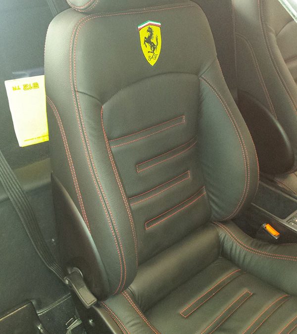 Tapizado de Ferrari