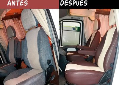 trabajos de tapizado de autocaravanas en Madrid