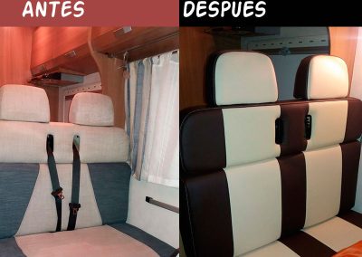 trabajos de tapizado de autocaravanas en Madrid