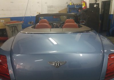 tapizado de coche Bentley en Madrid
