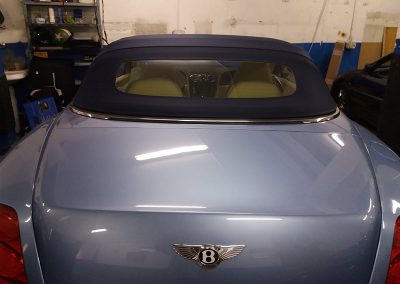 tapizado de coche Bentley en Madrid