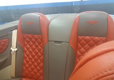tapizado de coche Bentley en Madrid