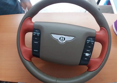 tapizado de coche Bentley en Madrid