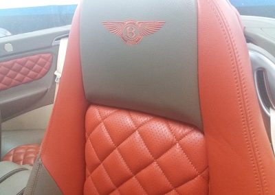 tapizado de coche Bentley en Madrid
