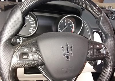 tapizado de coche Maserati en Madrid